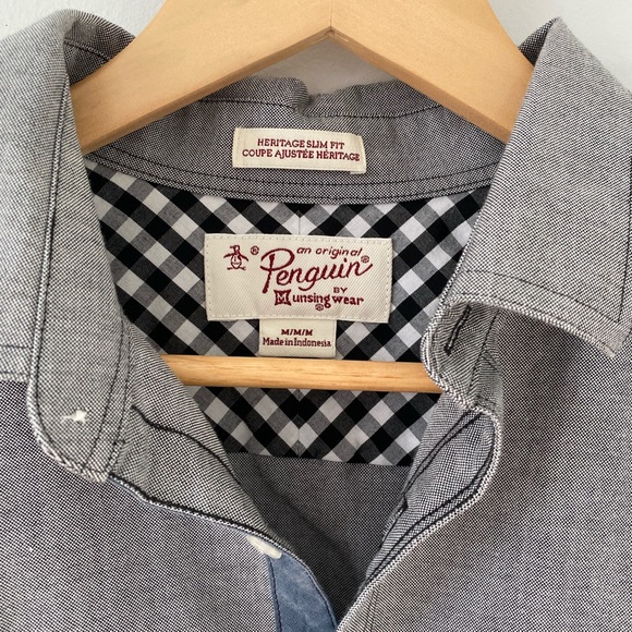 Original Penguin Slim Fit Men’s size Medium shirt - Picture 2 of 6